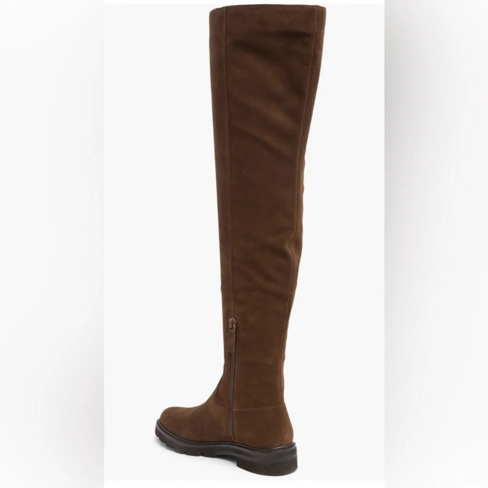 1957- Stuart Weitzman Over-the-Knee Boots Expresso Color Size 8.5 NWT - Picture 2 of 11